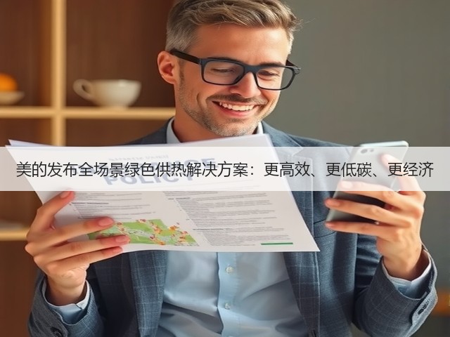 美的发布全场景绿色供热解决方案:更高效、更低碳、更经济(图1) 美的发布全场景绿色供热解决方案:更高效、更低碳、更经济(图1)