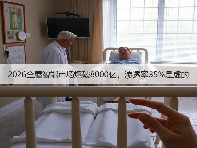 2026全屋智能市场爆破8000亿,渗透率35%是虚的(图3) 2026全屋智能市场爆破8000亿,渗透率35%是虚的(图3)