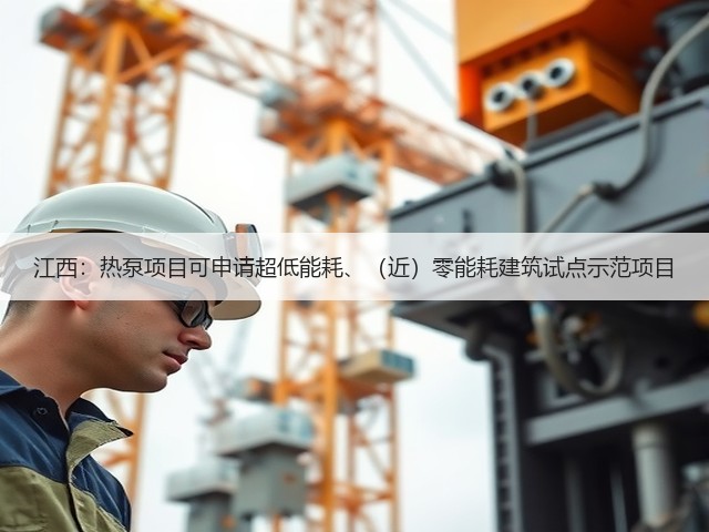 江西：热泵项目可申请超低能耗、（近）零能耗建筑试点示范项目(图3)