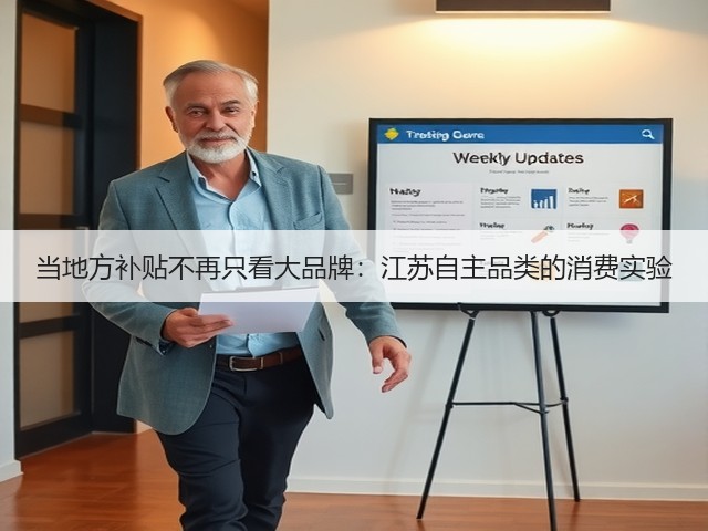 当地方补贴不再只看大品牌:江苏自主品类的消费实验(图1) 当地方补贴不再只看大品牌:江苏自主品类的消费实验(图1)