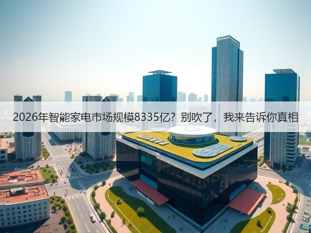 2026年智能家电市场规模8335亿?别吹了,我来告诉你真相(图1) 2026年智能家电市场规模8335亿?别吹了,我来告诉你真相(图1)