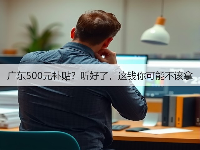 广东500元补贴?听好了,这钱你可能不该拿(图1) 广东500元补贴?听好了,这钱你可能不该拿(图1)