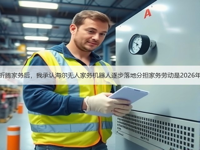 花了两个月折腾家务后,我承认海尔无人家务机器人逐步落地分担家务劳动是2026年最该信的事(图1) 花了两个月折腾家务后,我承认海尔无人家务机器人逐步落地分担家务劳动是2026年最该信的事(图1)