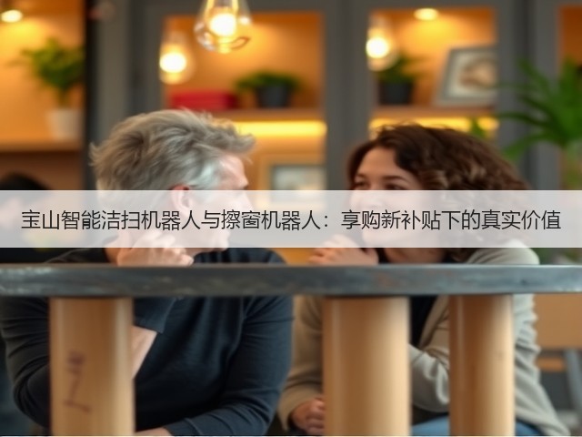 宝山智能洁扫机器人与擦窗机器人:享购新补贴下的真实价值(图3) 宝山智能洁扫机器人与擦窗机器人:享购新补贴下的真实价值(图3)