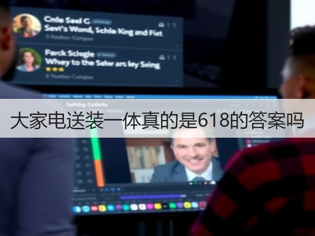 大家电送装一体真的是618的答案吗(图2) 大家电送装一体真的是618的答案吗(图2)