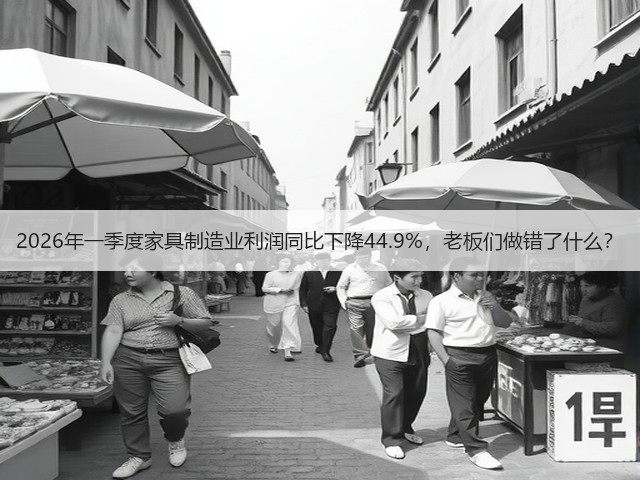 2026年一季度家具制造业利润同比下降44.9%,老板们做错了什么?(图3) 2026年一季度家具制造业利润同比下降44.9%,老板们做错了什么?(图3)