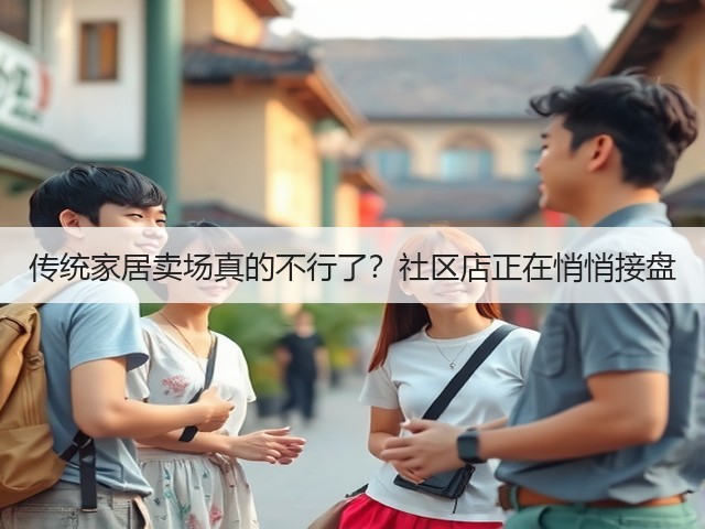传统家居卖场真的不行了?社区店正在悄悄接盘(图3) 传统家居卖场真的不行了?社区店正在悄悄接盘(图3)