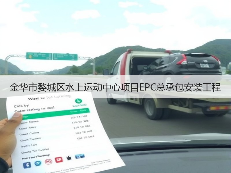 金华市婺城区水上运动中心项目EPC总承包安装工程