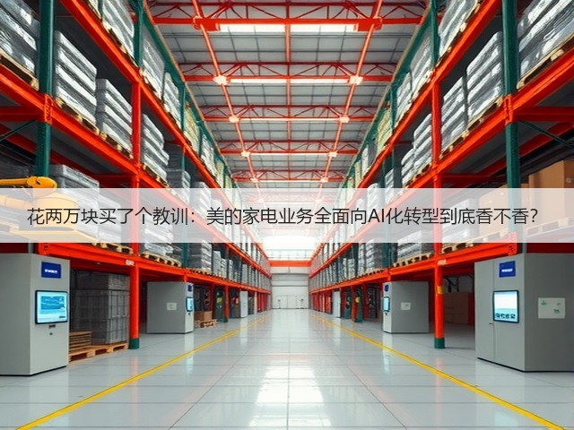 花两万块买了个教训:美的家电业务全面向AI化转型到底香不香?(图1) 花两万块买了个教训:美的家电业务全面向AI化转型到底香不香?(图1)