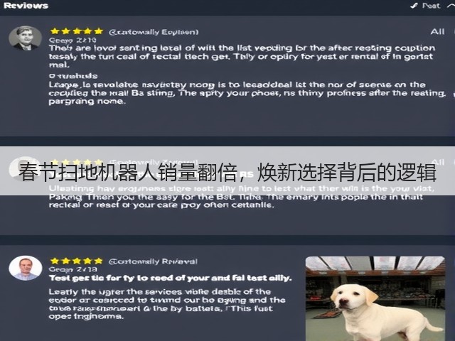 春节扫地机器人销量翻倍,焕新选择背后的逻辑(图2) 春节扫地机器人销量翻倍,焕新选择背后的逻辑(图2)