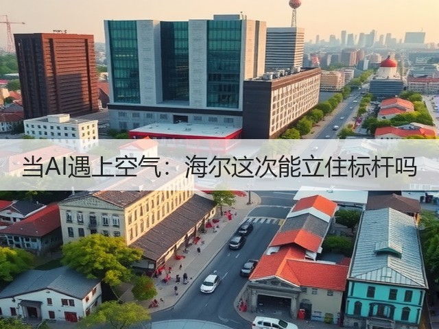 当AI遇上空气:海尔这次能立住标杆吗(图2) 当AI遇上空气:海尔这次能立住标杆吗(图2)