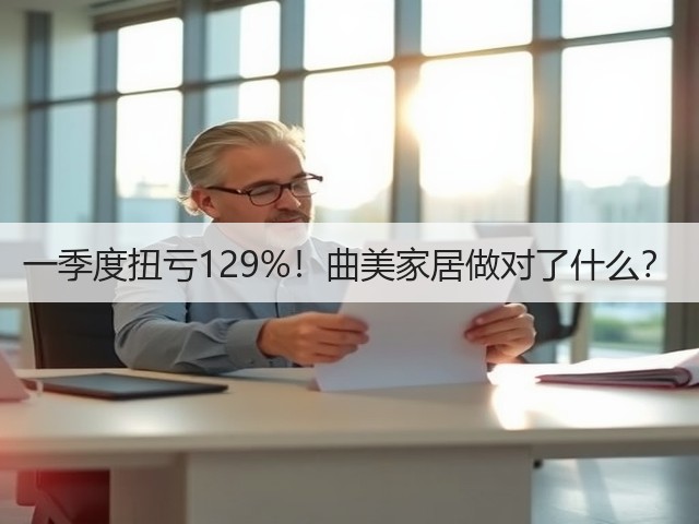 一季度扭亏129%!曲美家居做对了什么?(图1) 一季度扭亏129%!曲美家居做对了什么?(图1)