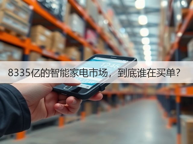 8335亿的智能家电市场,到底谁在买单?(图3) 8335亿的智能家电市场,到底谁在买单?(图3)