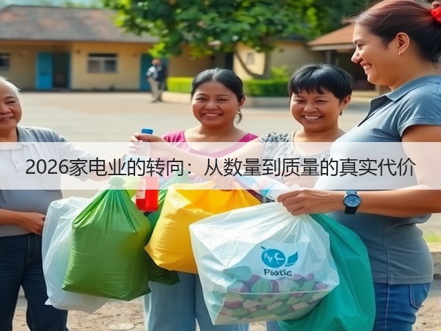 2026家电业的转向:从数量到质量的真实代价(图1) 2026家电业的转向:从数量到质量的真实代价(图1)