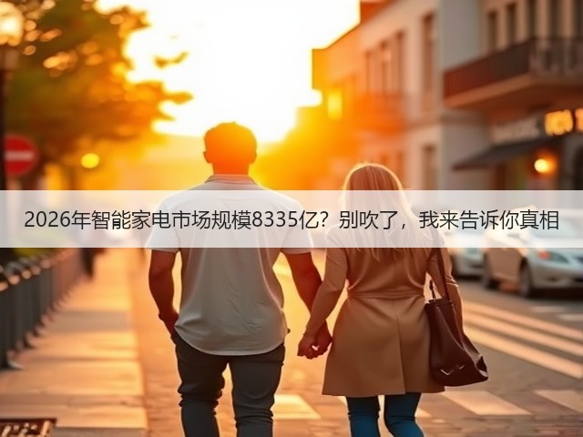 2026年智能家电市场规模8335亿?别吹了,我来告诉你真相(图2) 2026年智能家电市场规模8335亿?别吹了,我来告诉你真相(图2)