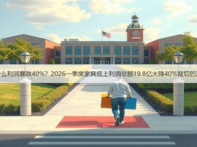 为什么利润暴跌40%?2026一季度家具规上利润总额19.8亿大降40%背后的真相(图2) 为什么利润暴跌40%?2026一季度家具规上利润总额19.8亿大降40%背后的真相(图2)