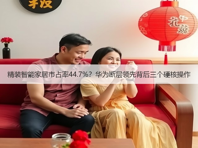 精装智能家居市占率44.7%?华为断层领先背后三个硬核操作(图1) 精装智能家居市占率44.7%?华为断层领先背后三个硬核操作(图1)