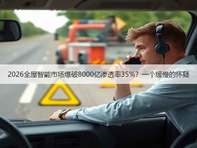 2026全屋智能市场爆破8000亿渗透率35%?一个缓慢的怀疑(图2) 2026全屋智能市场爆破8000亿渗透率35%?一个缓慢的怀疑(图2)