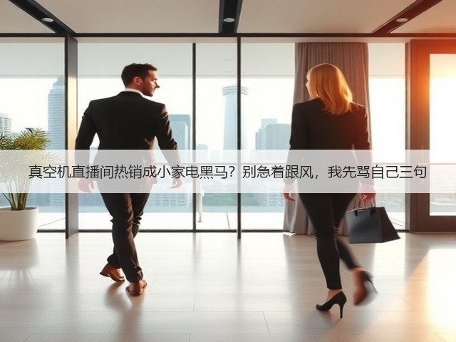 真空机直播间热销成小家电黑马?别急着跟风,我先骂自己三句(图2) 真空机直播间热销成小家电黑马?别急着跟风,我先骂自己三句(图2)