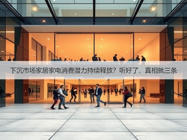 下沉市场家居家电消费潜力持续释放?听好了,真相就三条(图3) 下沉市场家居家电消费潜力持续释放?听好了,真相就三条(图3)