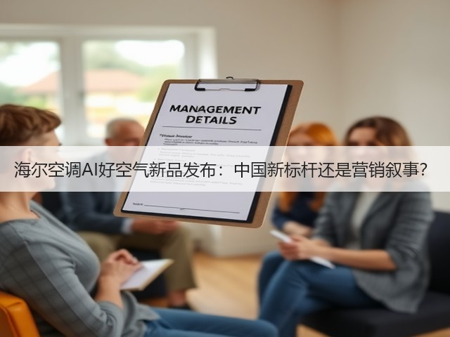 海尔空调AI好空气新品发布:中国新标杆还是营销叙事?(图2) 海尔空调AI好空气新品发布:中国新标杆还是营销叙事?(图2)