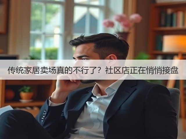 传统家居卖场真的不行了?社区店正在悄悄接盘(图1) 传统家居卖场真的不行了?社区店正在悄悄接盘(图1)
