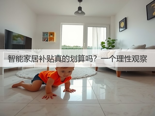 智能家居补贴真的划算吗?一个理性观察(图1) 智能家居补贴真的划算吗?一个理性观察(图1)