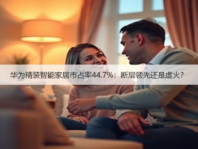 华为精装智能家居市占率44.7%:断层领先还是虚火?(图1) 华为精装智能家居市占率44.7%:断层领先还是虚火?(图1)