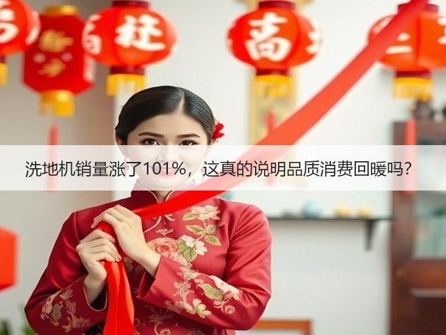 洗地机销量涨了101%,这真的说明品质消费回暖吗?(图2) 洗地机销量涨了101%,这真的说明品质消费回暖吗?(图2)