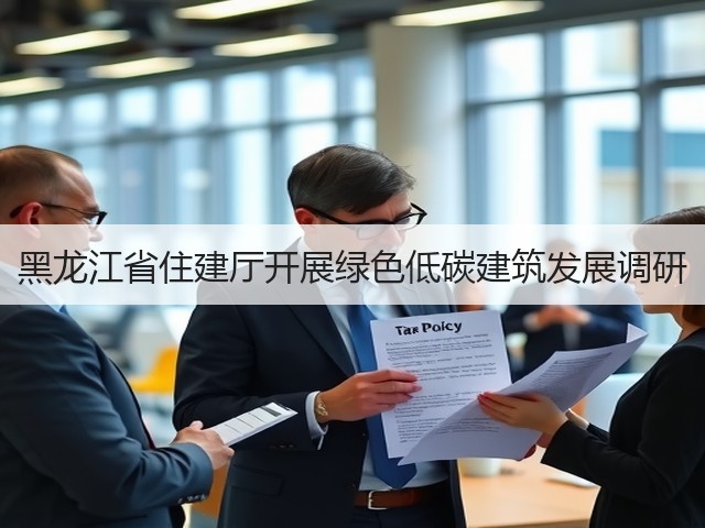 黑龙江省住建厅开展绿色低碳建筑发展调研(图3) 黑龙江省住建厅开展绿色低碳建筑发展调研(图3)