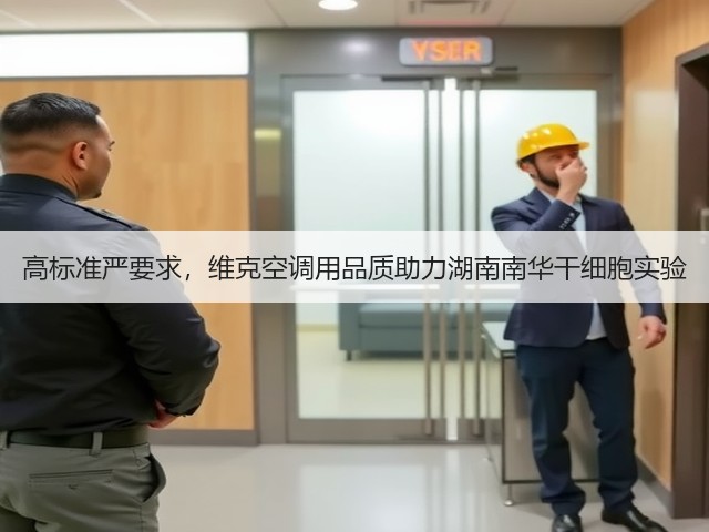 高标准严要求,维克空调用品质助力湖南南华干细胞实验(图3) 高标准严要求,维克空调用品质助力湖南南华干细胞实验(图3)