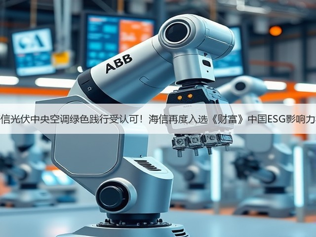 海信光伏中央空调绿色践行受认可!海信再度入选《财富》中国ESG影响力榜(图1) 海信光伏中央空调绿色践行受认可!海信再度入选《财富》中国ESG影响力榜(图1)