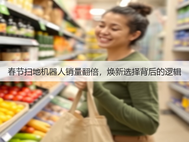 春节扫地机器人销量翻倍,焕新选择背后的逻辑(图3) 春节扫地机器人销量翻倍,焕新选择背后的逻辑(图3)