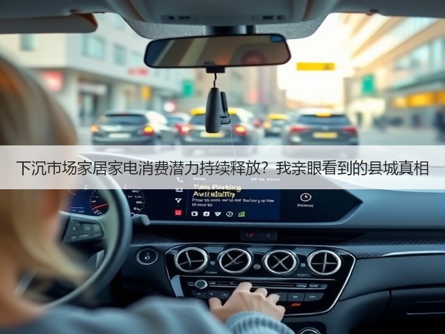 下沉市场家居家电消费潜力持续释放?我亲眼看到的县城真相(图3) 下沉市场家居家电消费潜力持续释放?我亲眼看到的县城真相(图3)