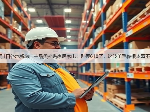 5月1日各地新增自主品类补贴家居家电:别等618了,这波羊毛你根本薅不全(图1) 5月1日各地新增自主品类补贴家居家电:别等618了,这波羊毛你根本薅不全(图1)