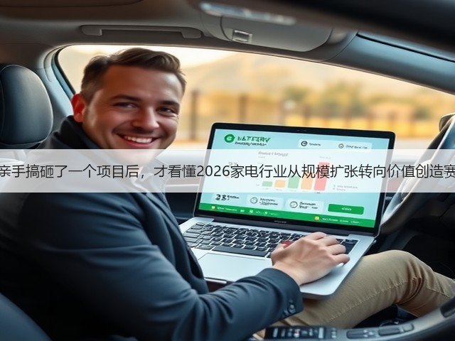 我亲手搞砸了一个项目后,才看懂2026家电行业从规模扩张转向价值创造赛道(图3) 我亲手搞砸了一个项目后,才看懂2026家电行业从规模扩张转向价值创造赛道(图3)