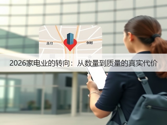 2026家电业的转向:从数量到质量的真实代价(图3) 2026家电业的转向:从数量到质量的真实代价(图3)