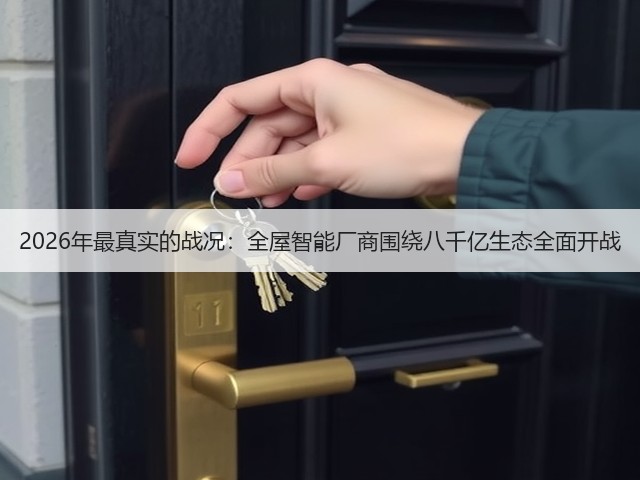 2026年最真实的战况:全屋智能厂商围绕八千亿生态全面开战(图3) 2026年最真实的战况:全屋智能厂商围绕八千亿生态全面开战(图3)