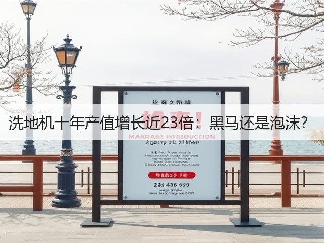 洗地机十年产值增长近23倍:黑马还是泡沫?(图3) 洗地机十年产值增长近23倍:黑马还是泡沫?(图3)