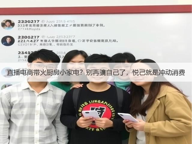 直播电商带火厨房小家电?别再骗自己了,悦己就是冲动消费(图1) 直播电商带火厨房小家电?别再骗自己了,悦己就是冲动消费(图1)