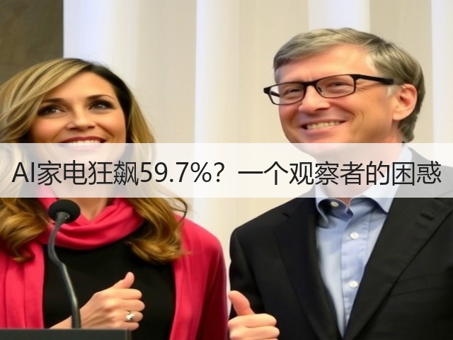 AI家电狂飙59.7%?一个观察者的困惑(图3) AI家电狂飙59.7%?一个观察者的困惑(图3)