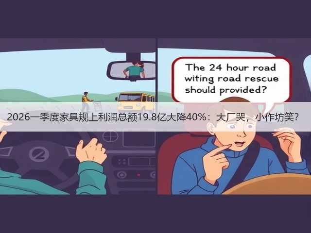 2026一季度家具规上利润总额19.8亿大降40%:大厂哭,小作坊笑?(图1) 2026一季度家具规上利润总额19.8亿大降40%:大厂哭,小作坊笑?(图1)