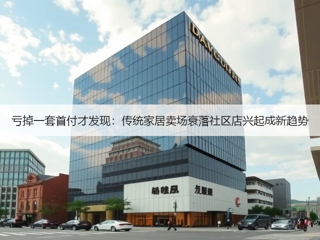 亏掉一套首付才发现:传统家居卖场衰落社区店兴起成新趋势(图2) 亏掉一套首付才发现:传统家居卖场衰落社区店兴起成新趋势(图2)
