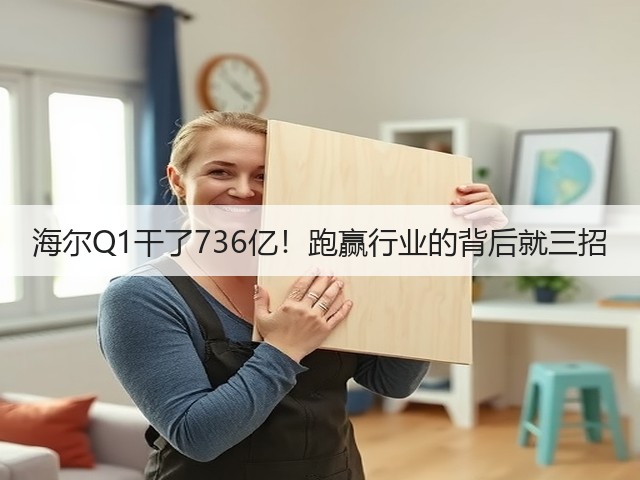 海尔Q1干了736亿!跑赢行业的背后就三招(图3) 海尔Q1干了736亿!跑赢行业的背后就三招(图3)